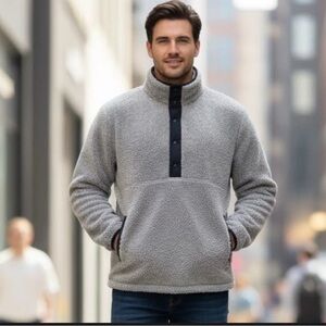 Wellen Windsurf Fleece Snap Pullover